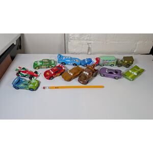 Disney Toy "Cars" Lot Movies Diecast Plastic Mix Pixar Vehicles Francesco Sally
